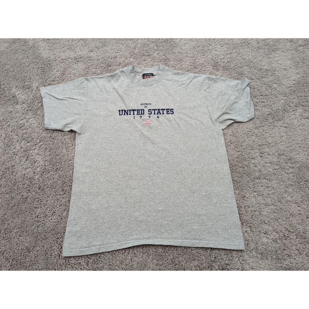Old‎ Varsity Brand T Shirt Mens XL Property of United States 1776 Patriotic